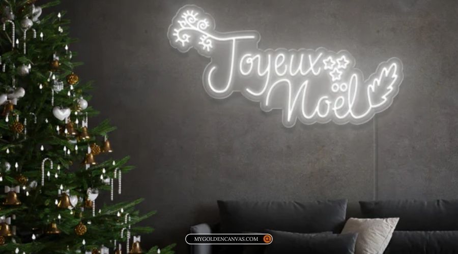 new year LED message wall decor ideas