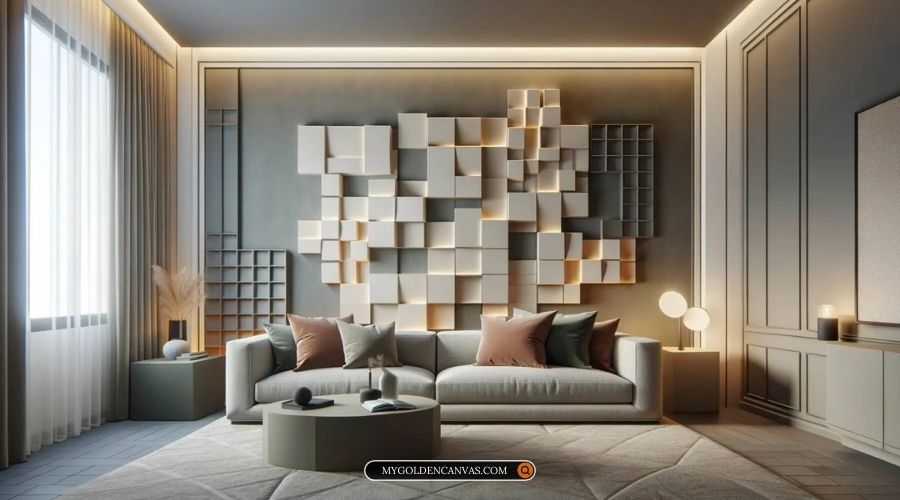 new year art installation wall decor ideas