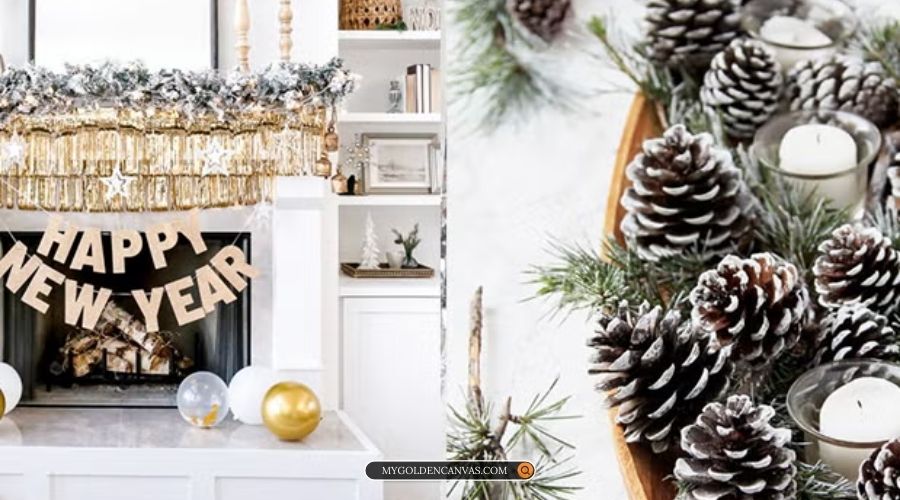 new year fireplace decor ideas