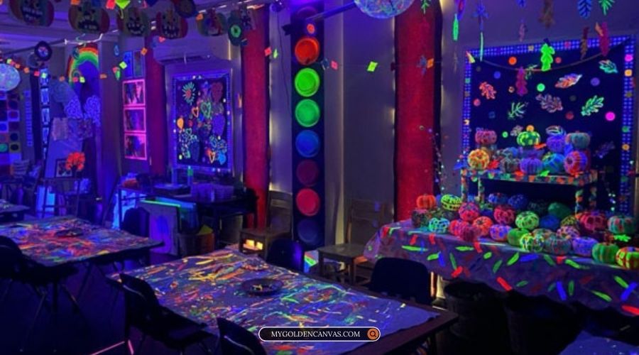 new year glow in the dark decor ideas