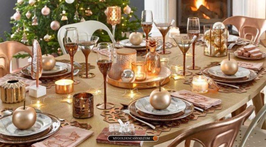 new year minimalist table decor ideas