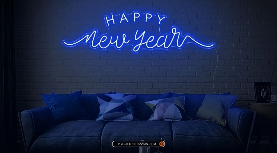 new year neon decor ideas