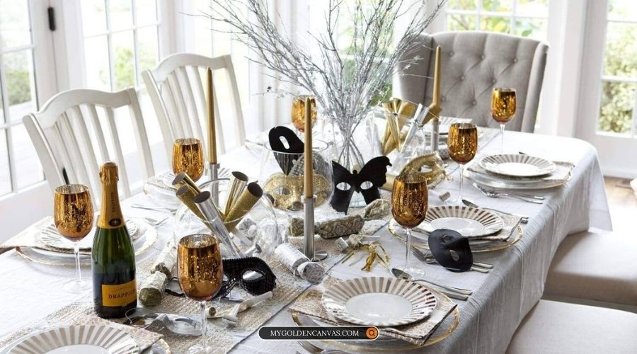 new year place setting decor ideas