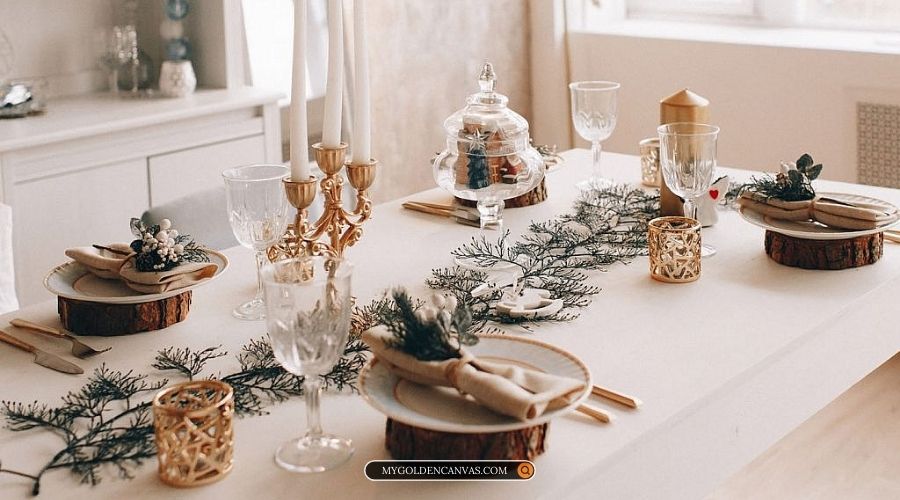 new year rustic table decor ideas