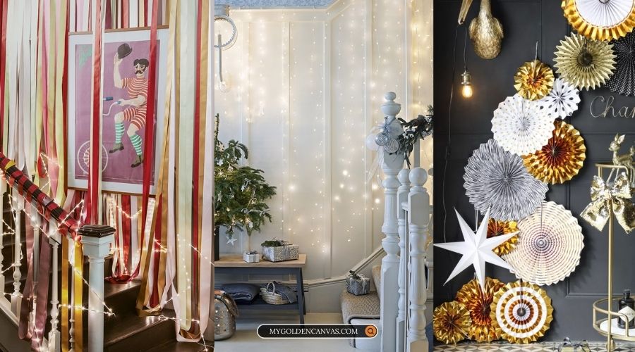 new year streamer wall decor ideas