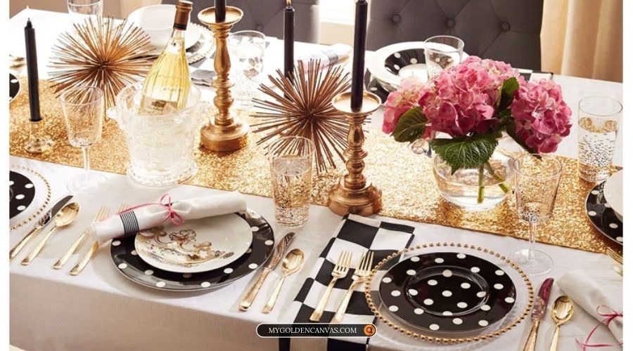 new year themed table centerpiece ideas