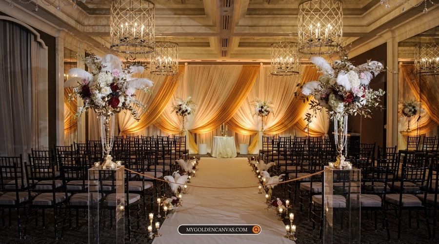 new year wedding aisle decor ideas