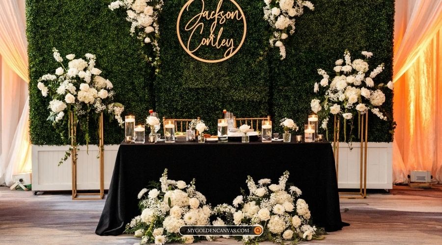 new year wedding backdrop decor ideas